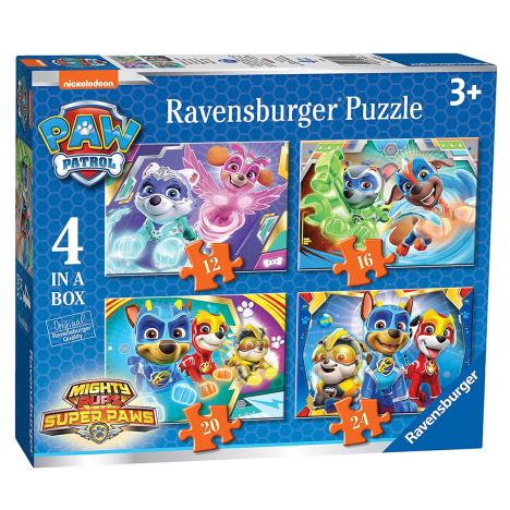 Paw Patrol Mighty Pups 4 in a Box Jigsaw Puzzles £5.99